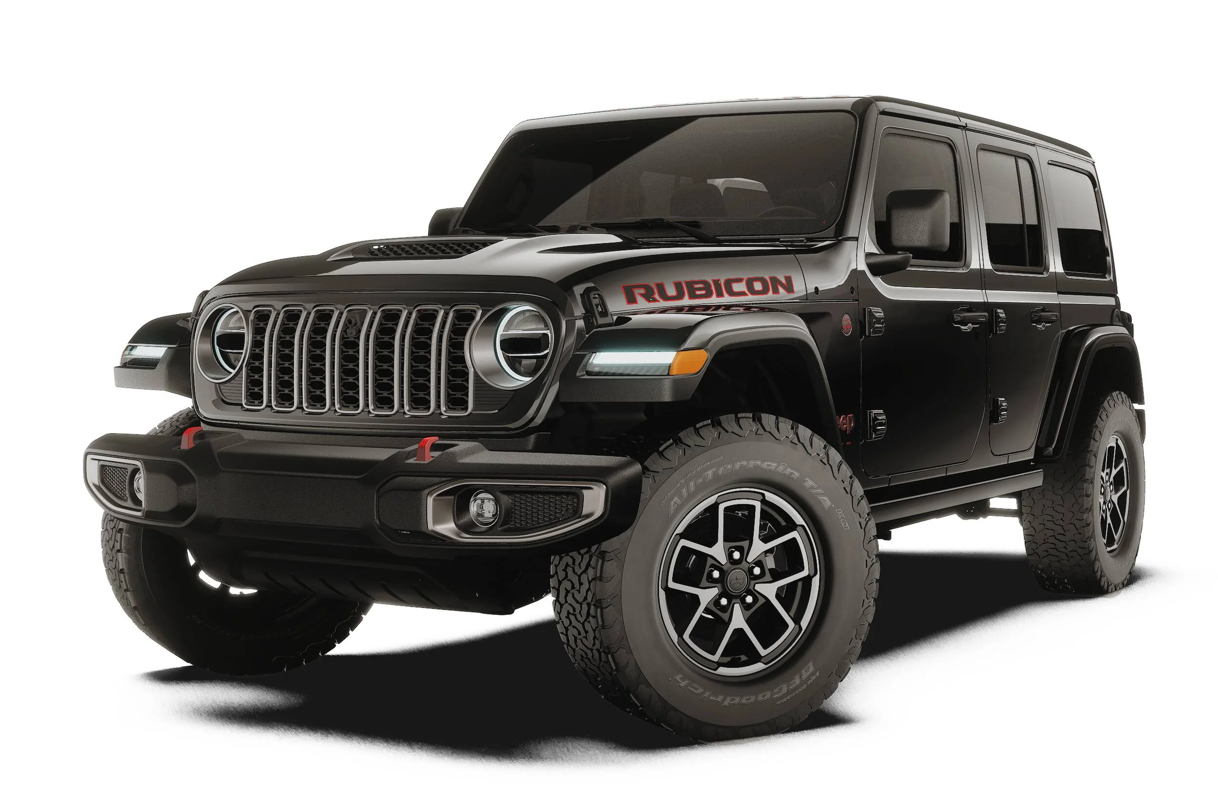 New 2027 Black Clear-Coat Paint Jeep Rubicon image 1