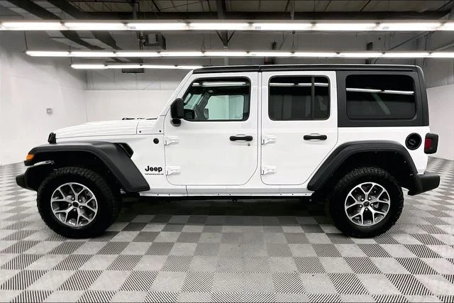 Used 2024 Bright White Clearcoat Jeep Sport S image 13