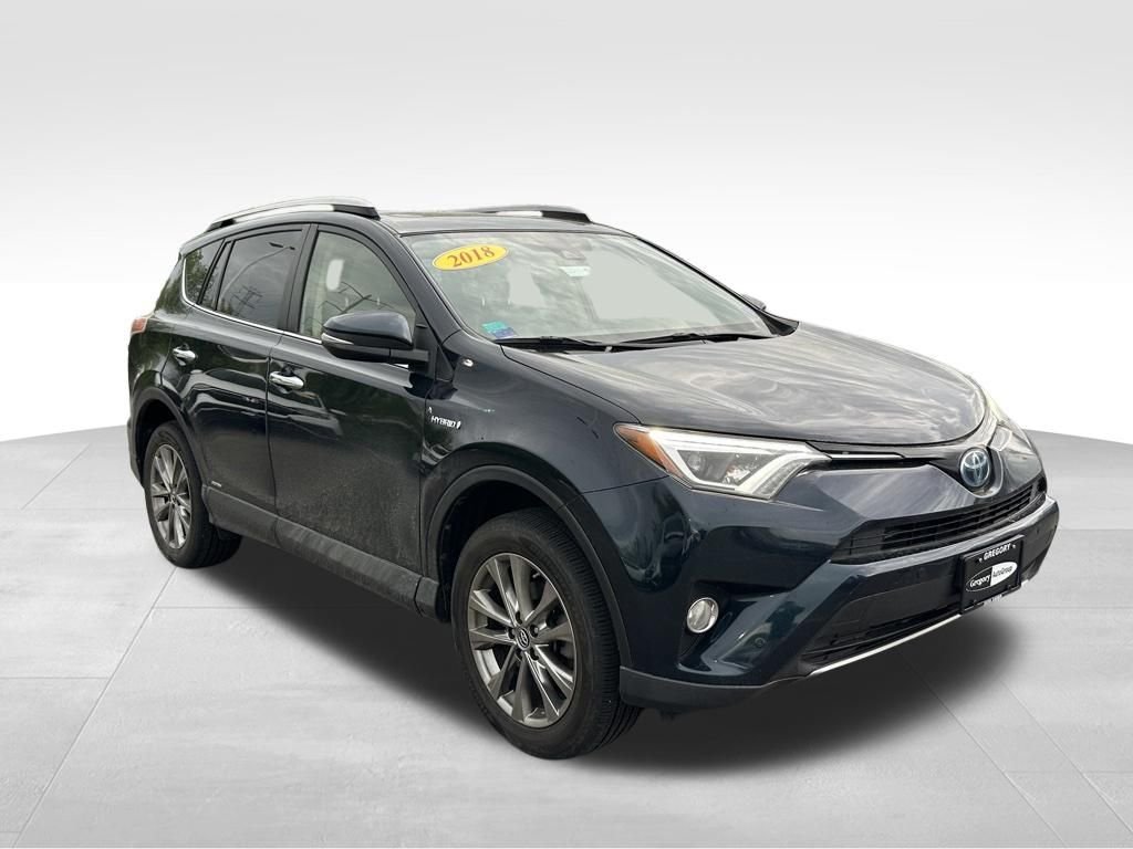 Used 2018 Blue Toyota Limited image 4