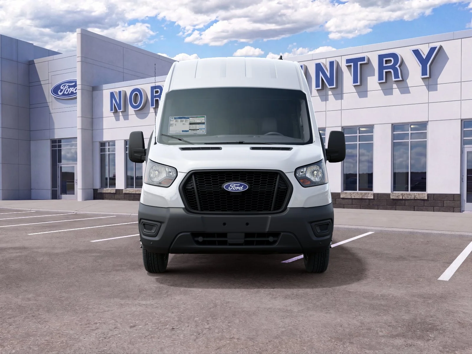 New 2027 Oxford White Ford Cargo Van image 27