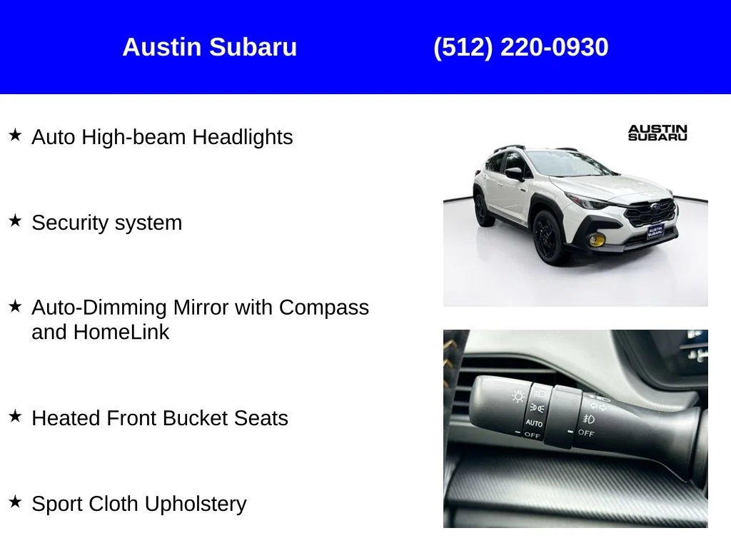 New 2026 White Subaru Sport image 17