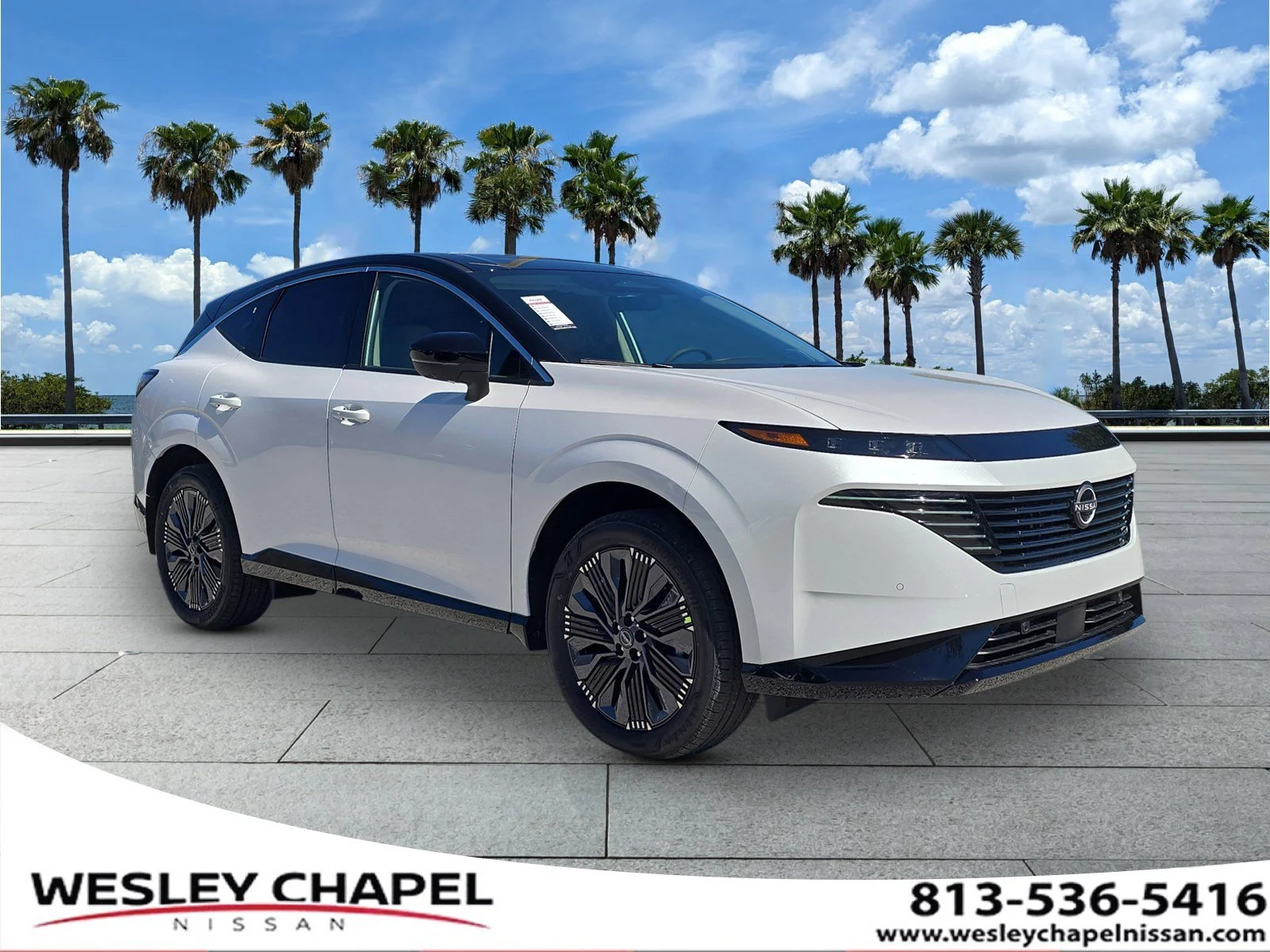 New 2026 Everest White Pearl TriCoat / Super Black Two-tone Nissan Platinum image 1