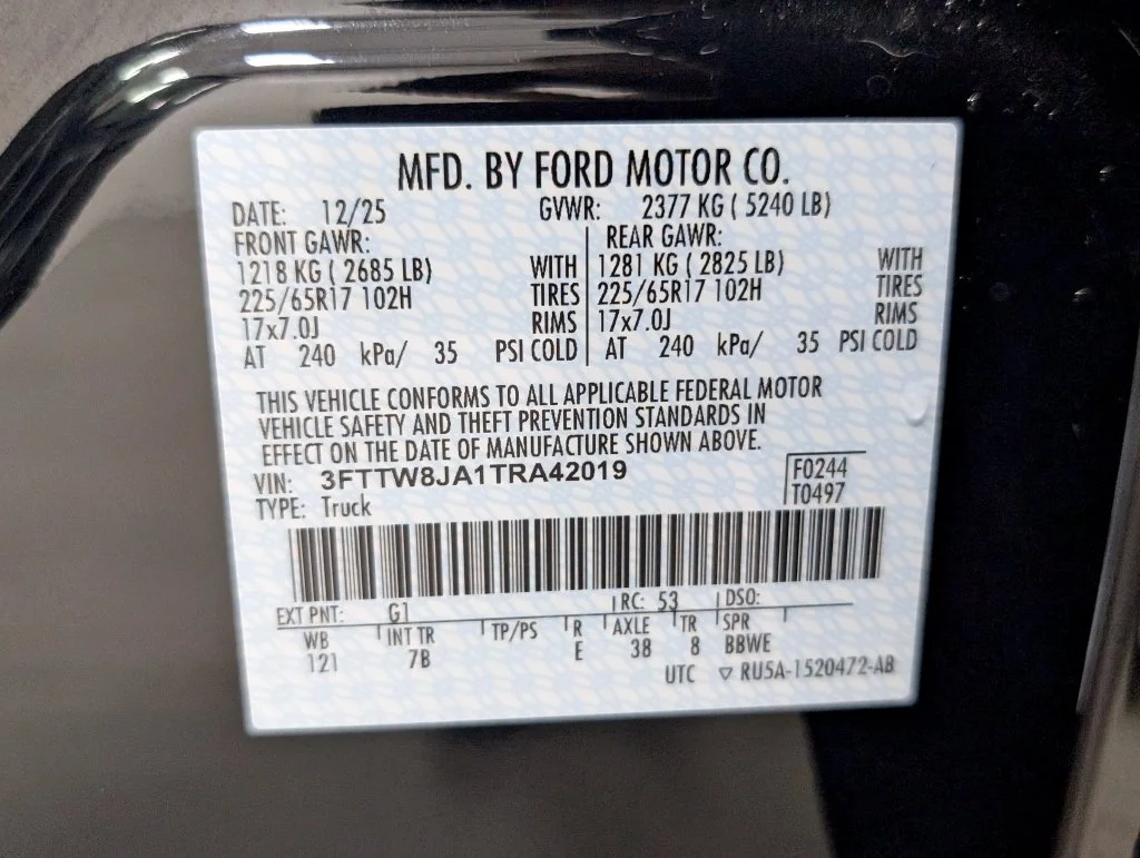New 2026 Shadow Black Ford XLT image 9