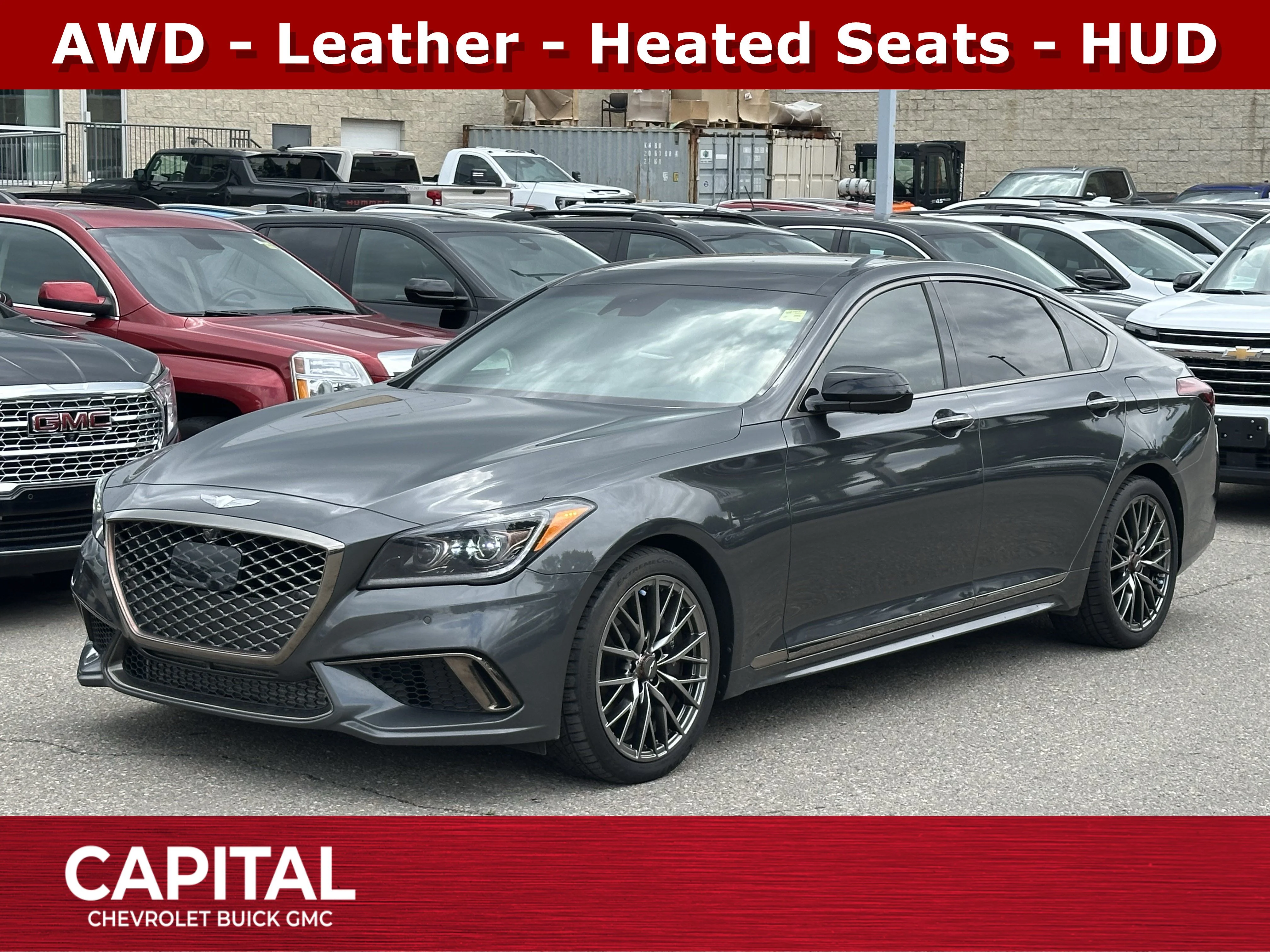 Used 2020 Himalayan Grey Metallic Genesis 3.3T Sport image 1