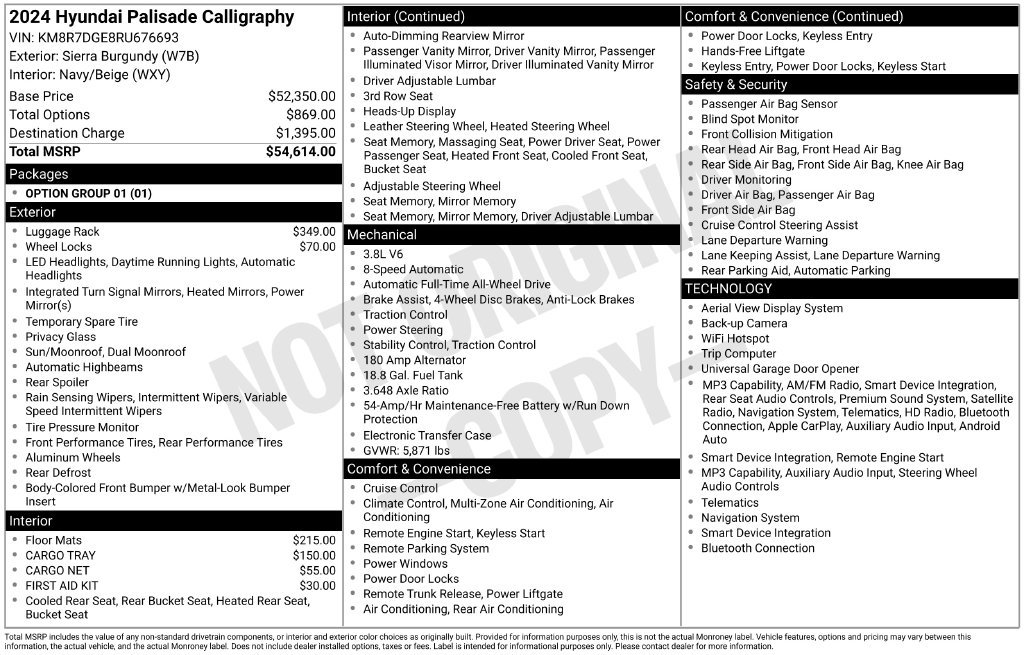 Used 2024 Red Hyundai Calligraphy image 27