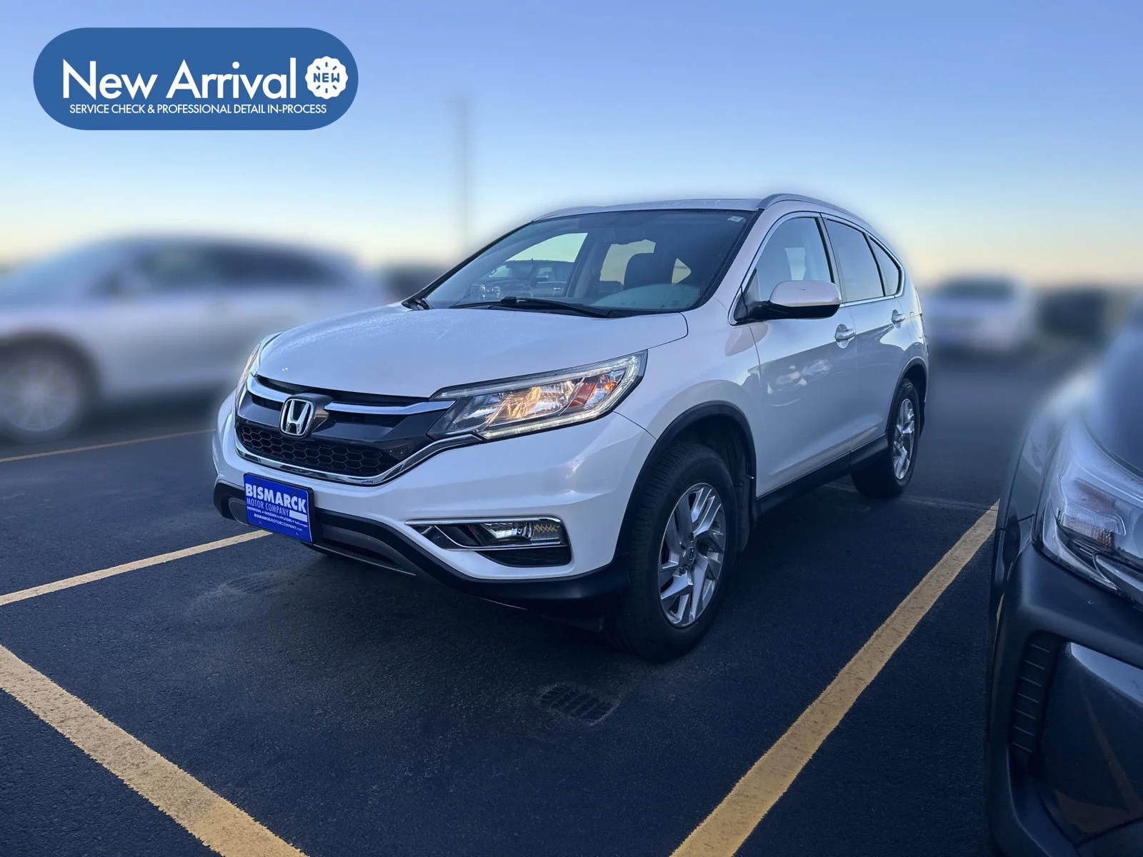 Used 2015 White Honda EX-L image 1