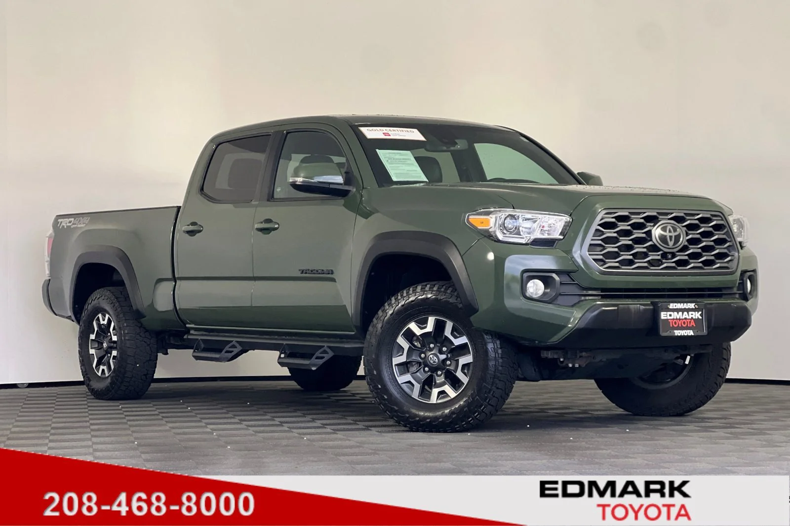 Certified Used 2021 Army Green Toyota TRD Off Road image 1