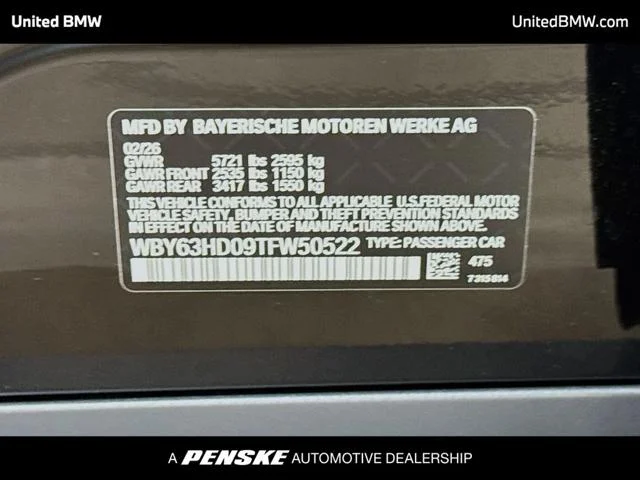 New 2026 Black Sapphire Metallic BMW i4 image 15