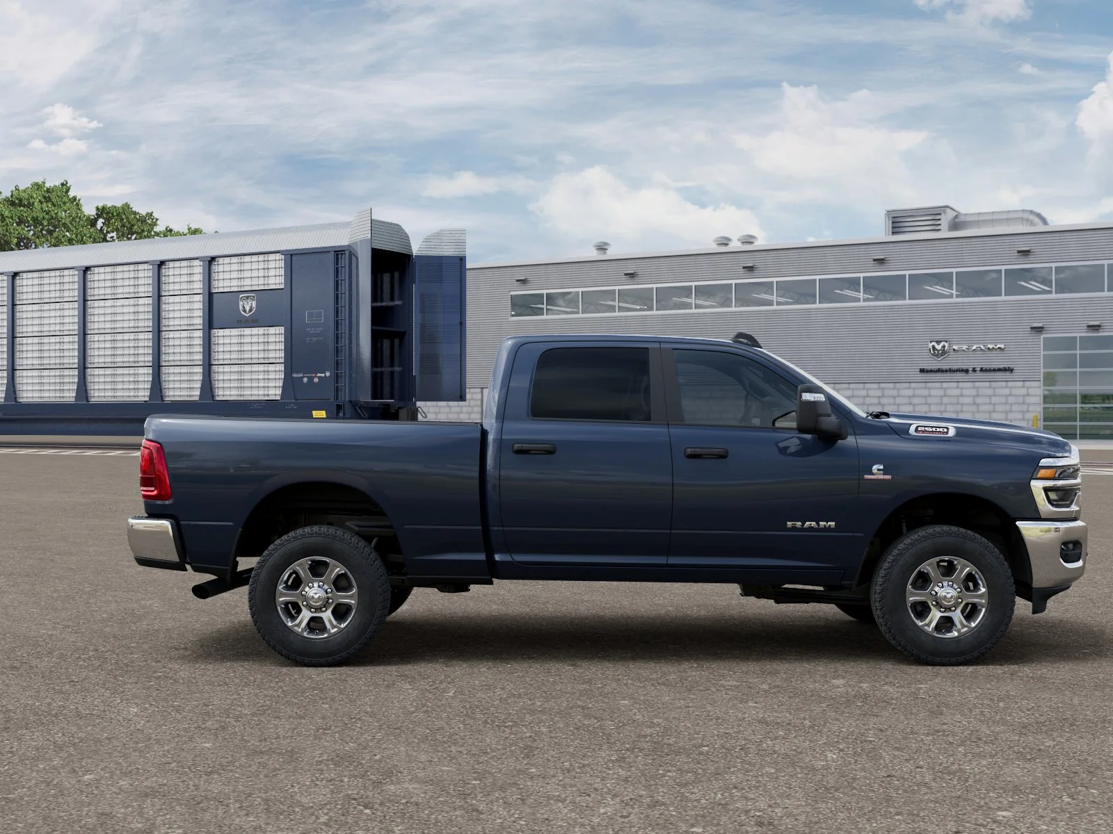 New 2026 Forged Blue Metallic Exterior Paint RAM Big Horn image 12
