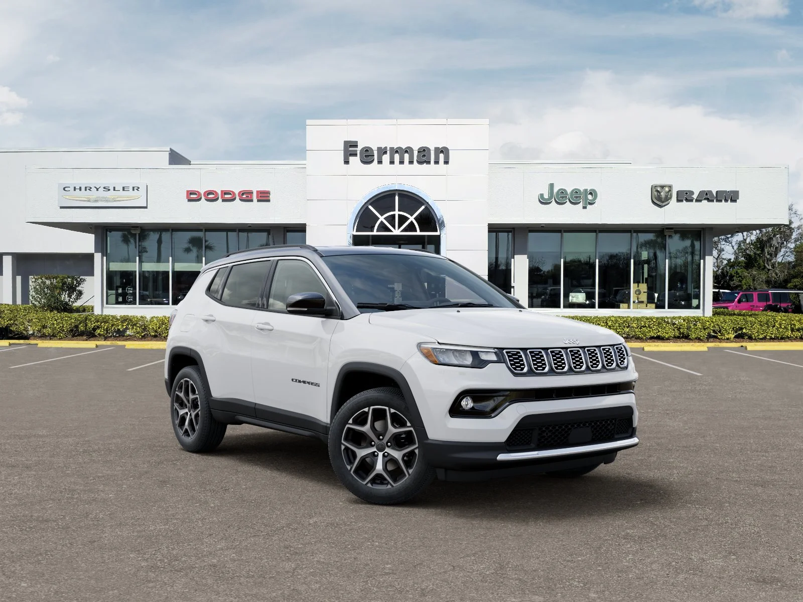 New 2026 Bright White Clear-Coat Exterior Paint Jeep Limited image 34