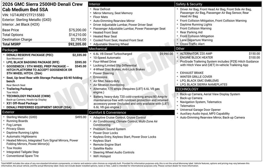 New 2026 Sterling Metallic GMC Denali image 46
