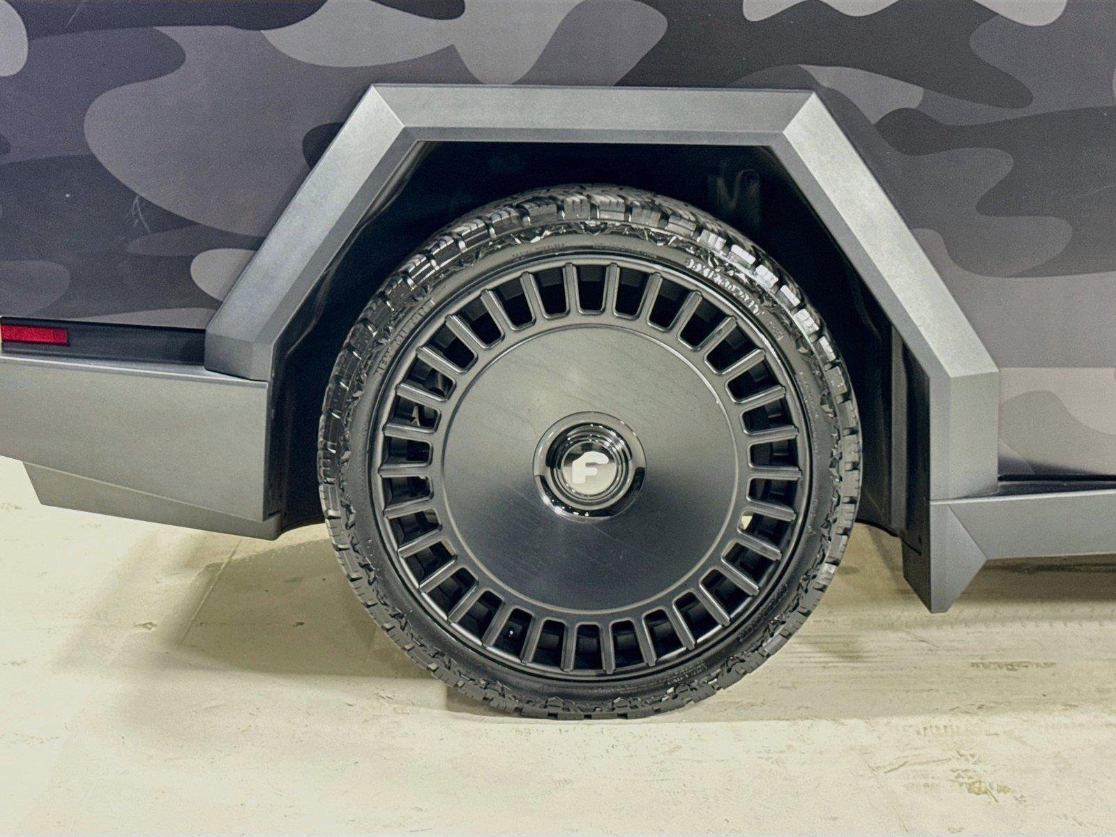 Used 2024 Camo Wrapp Tesla Cyberbeast | Forgiato Wheels | Camo Wrap image 28