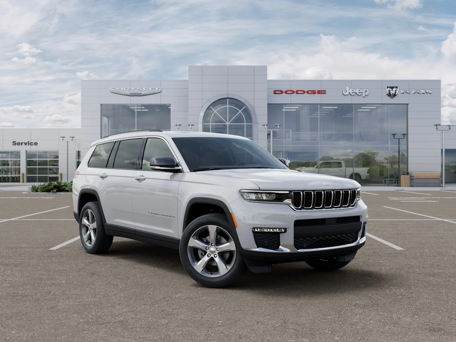 New 2025 Bright White Clear-Coat Exterior Paint Jeep Limited image 32