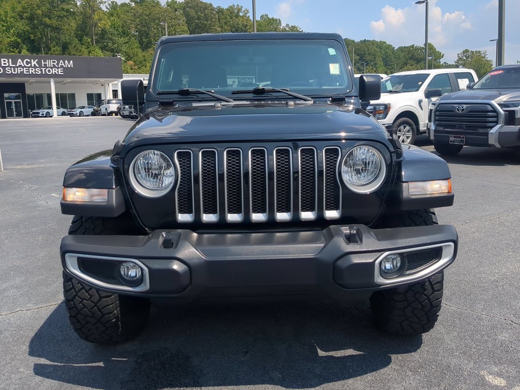 Used 2022 Black Clearcoat Jeep Unlimited Sahara image 2