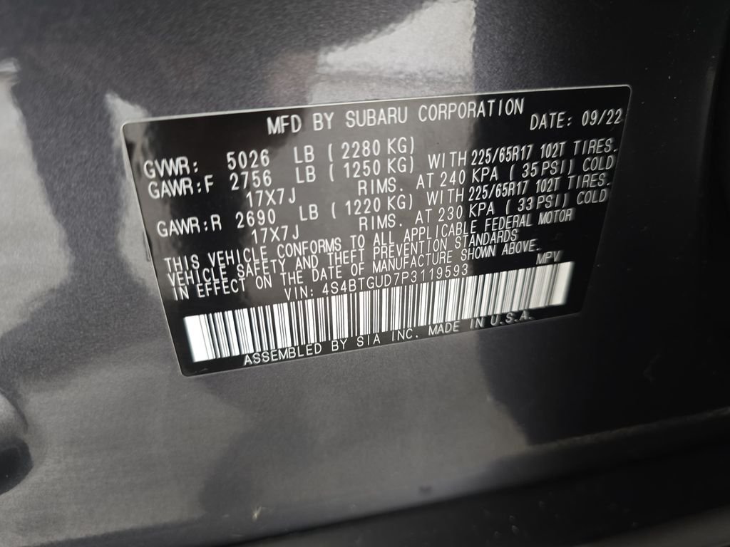 Used 2023 Magnetite Gray Metallic Subaru Wilderness image 34