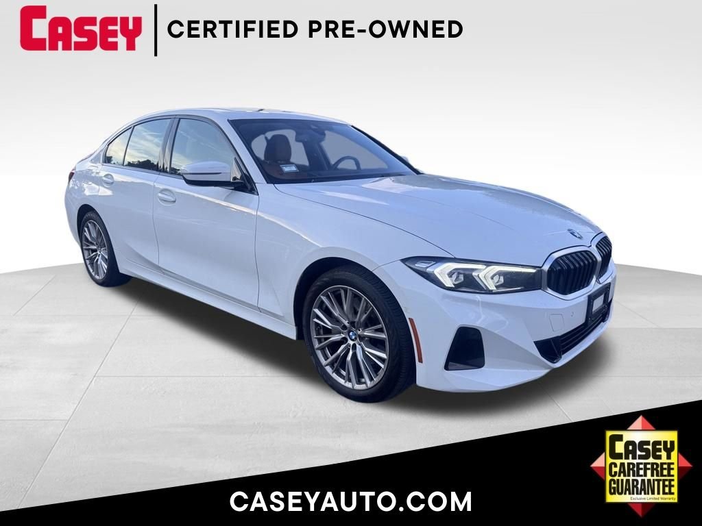 Certified Used 2023 Alpine White BMW 330i xDrive image 1