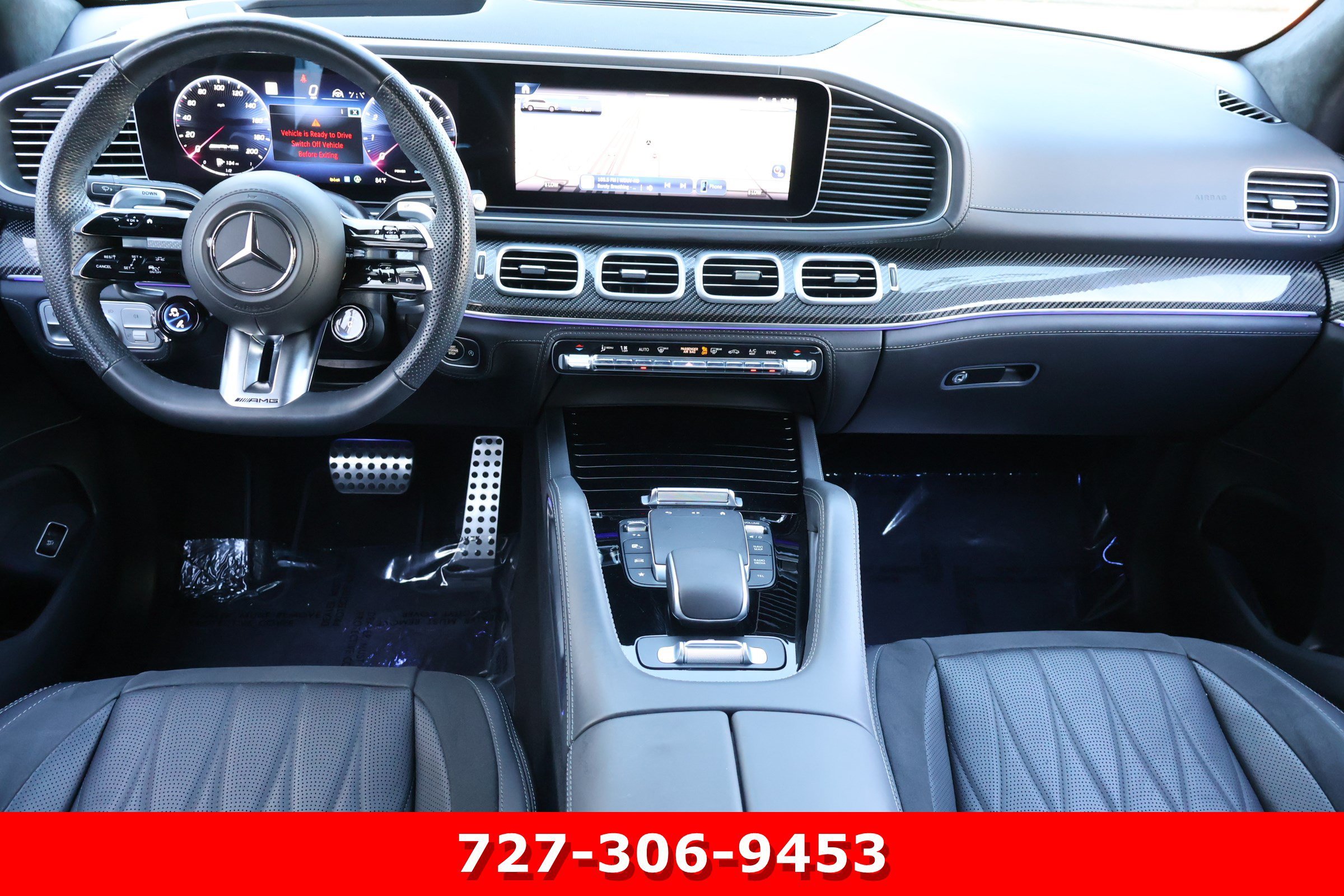 Certified Used 2024 Obsidian Black Metallic Mercedes-Benz AMG® GLS 63 image 21