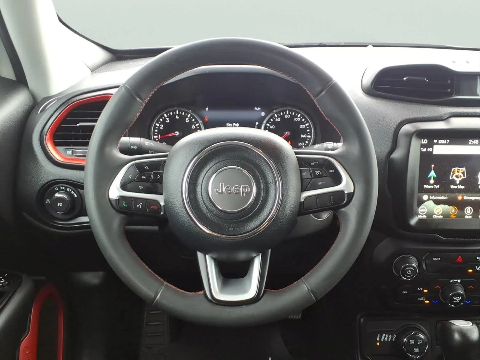 Used 2023 Alpine White Clearcoat Jeep Trailhawk image 18