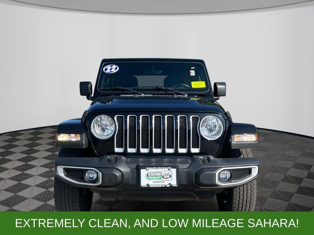 Used 2022 Black Jeep Unlimited Sahara image 8