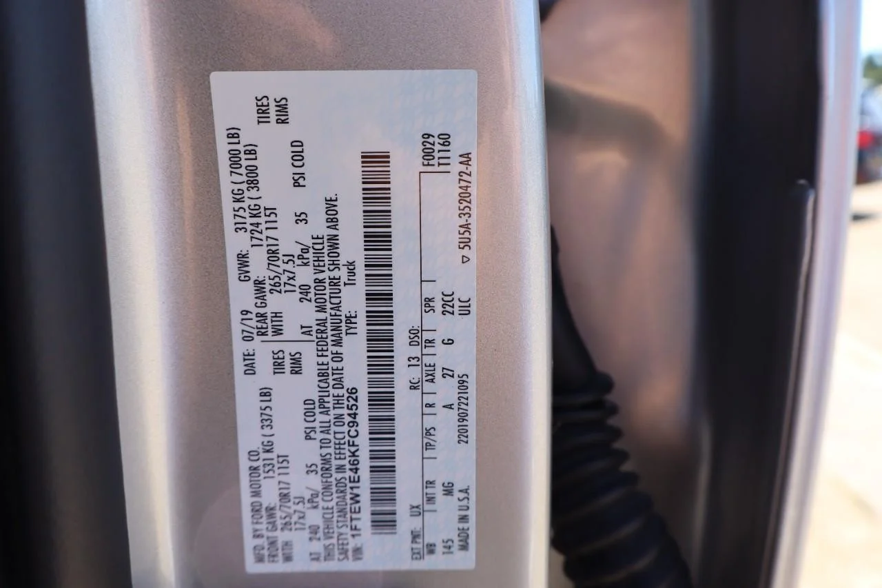 Used 2019 Ingot Silver Ford XLT image 26