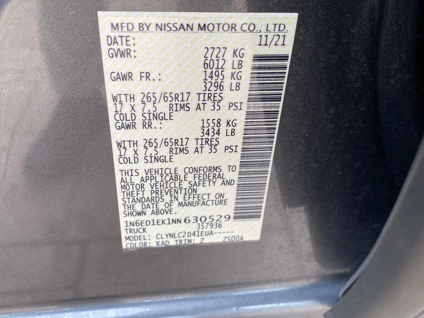 Used 2022 Gun Metallic Nissan SV image 12