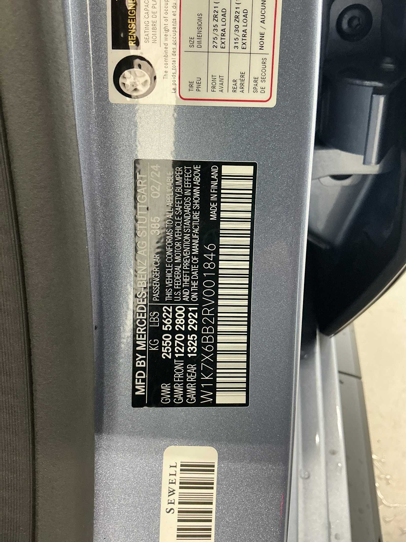 Certified Used 2024 MANUFAKTUR Côte dAzur Light Blue Metallic Mercedes-Benz AMG® GT 53 image 28