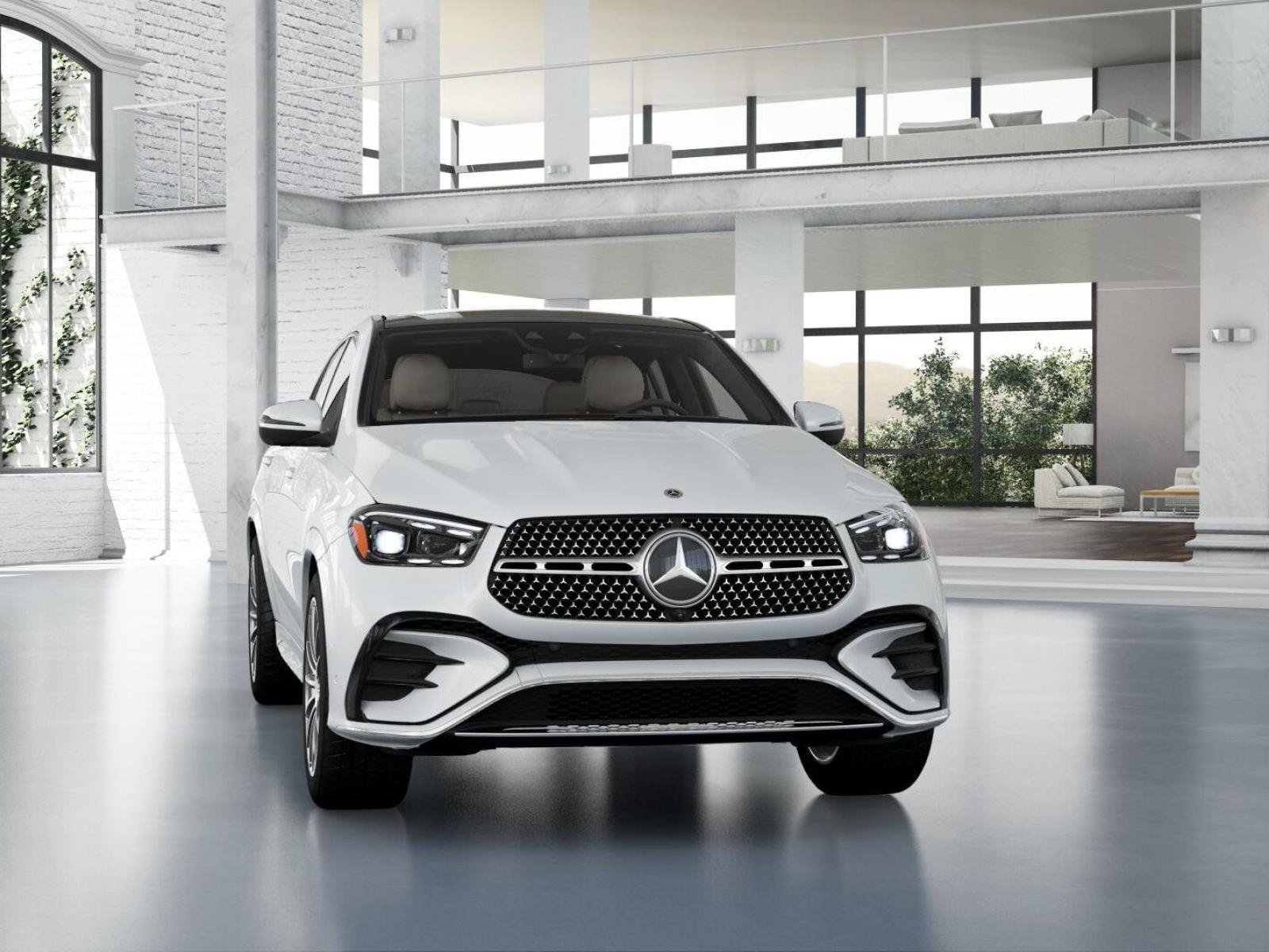 New 2026 MANUFAKTUR Moonlight White Metallic Mercedes-Benz GLE 450 Coupe image 8
