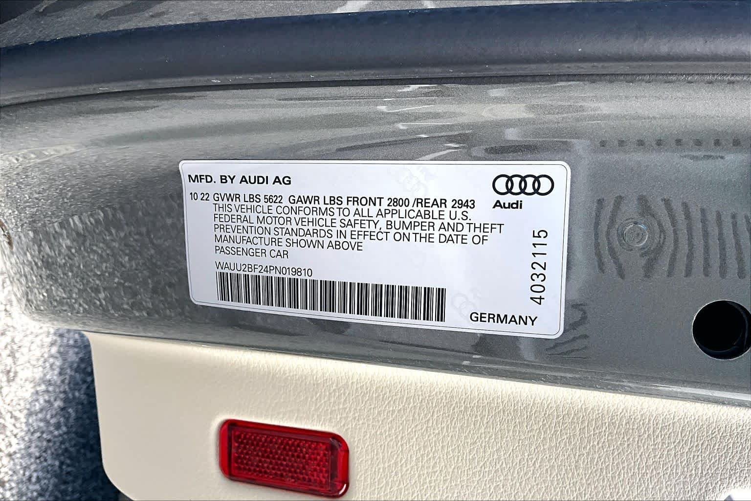 Used 2023 Chronos Gray Metallic Audi Premium Plus image 55