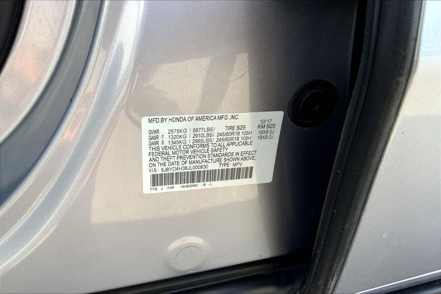 Used 2018 Lunar Silver Metallic Acura  image 34