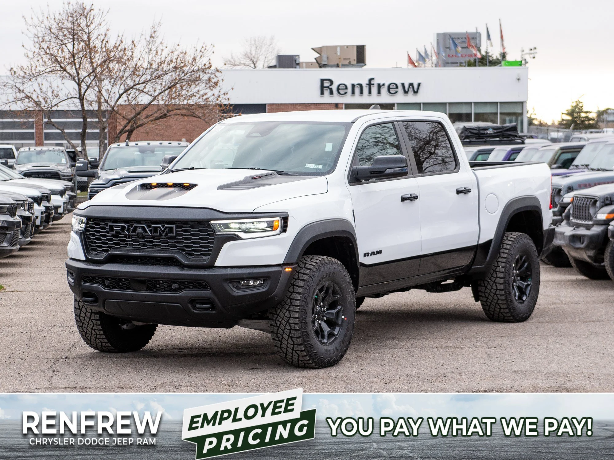 New 2026 White RAM RHO* 540 HORSEPOWER image 1