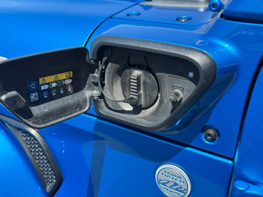 Used 2023 Blue Jeep Sahara 4xe image 6