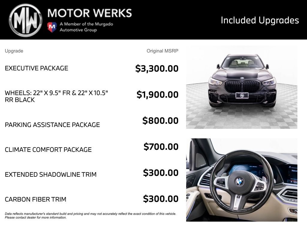 Used 2022 Black Sapphire Metallic BMW M50i image 4