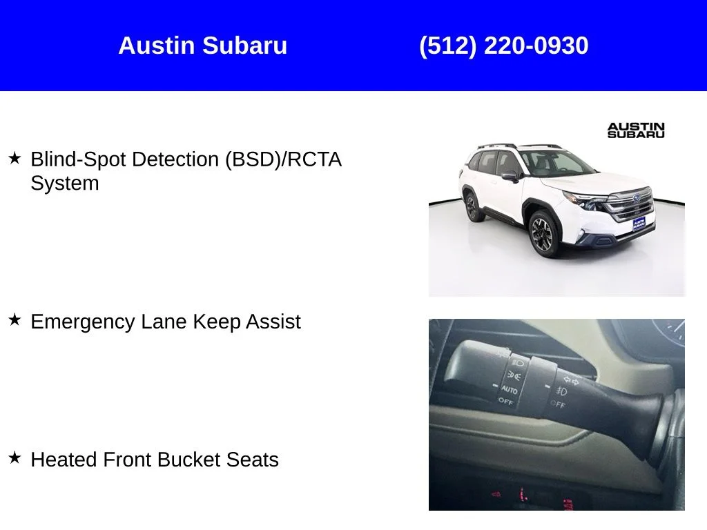 New 2026 White Subaru Premium image 25