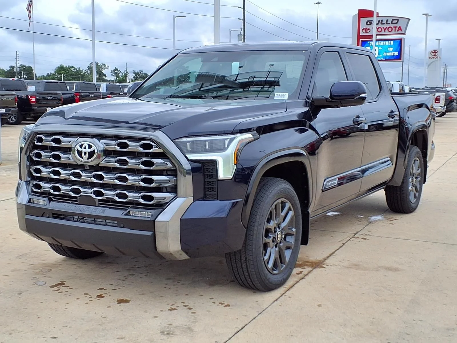 New 2026 Blue Toyota Platinum image 3