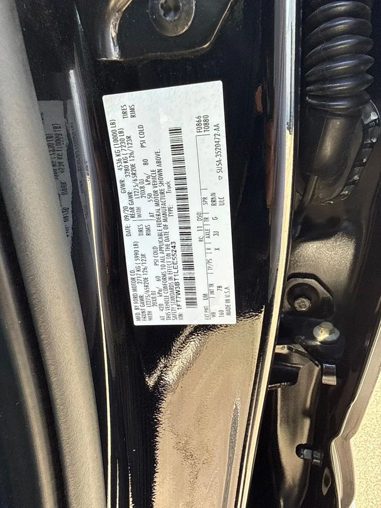 Certified Used 2020 Black Metallic Ford Platinum image 60
