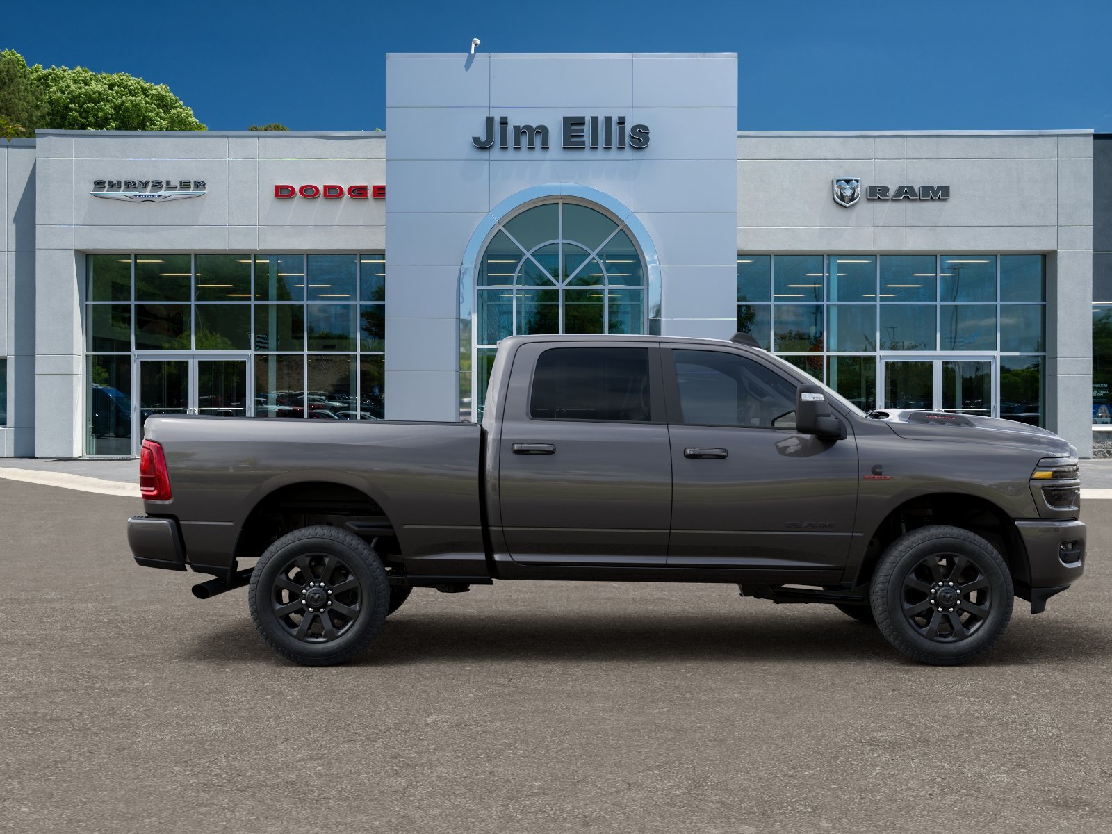 New 2027 Granite Crystal Metallic Clear-Coat Exterior Paint RAM Laramie image 47