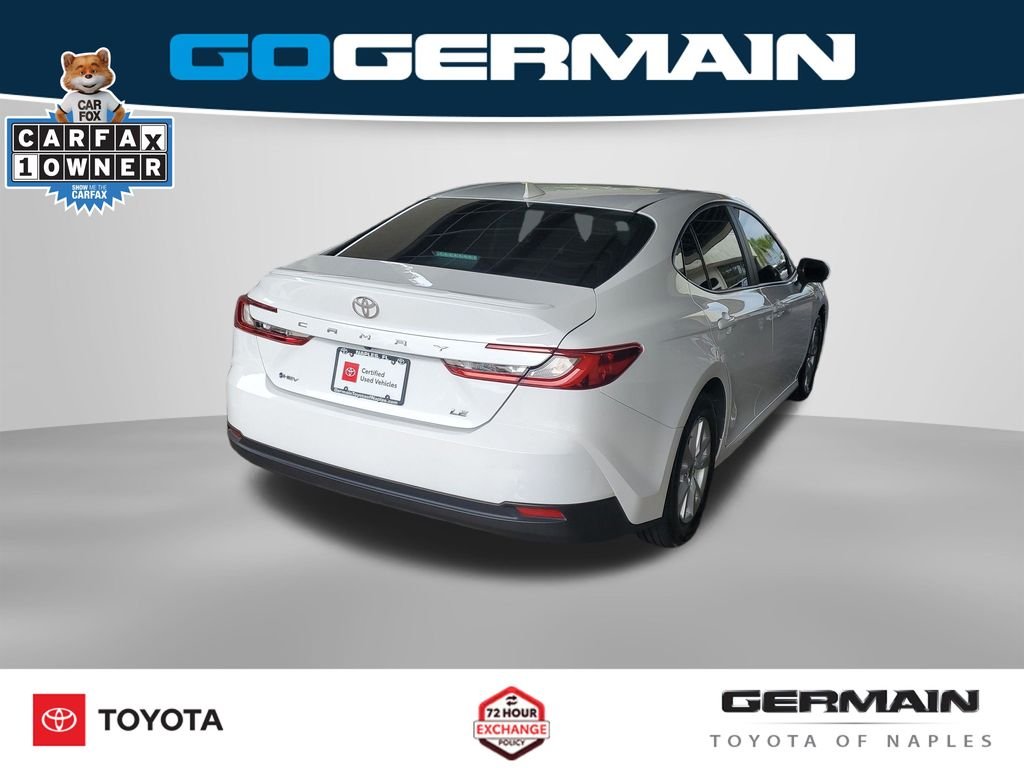 Certified Used 2025 White Toyota LE image 7
