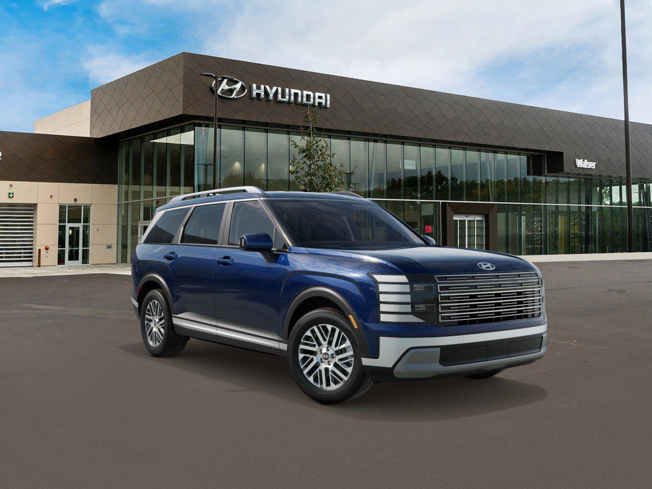 New 2026 Classy Blue Pearl Hyundai SEL 7P AWD image 2
