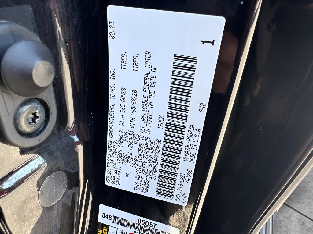 Used 2023 Black Toyota Platinum image 29