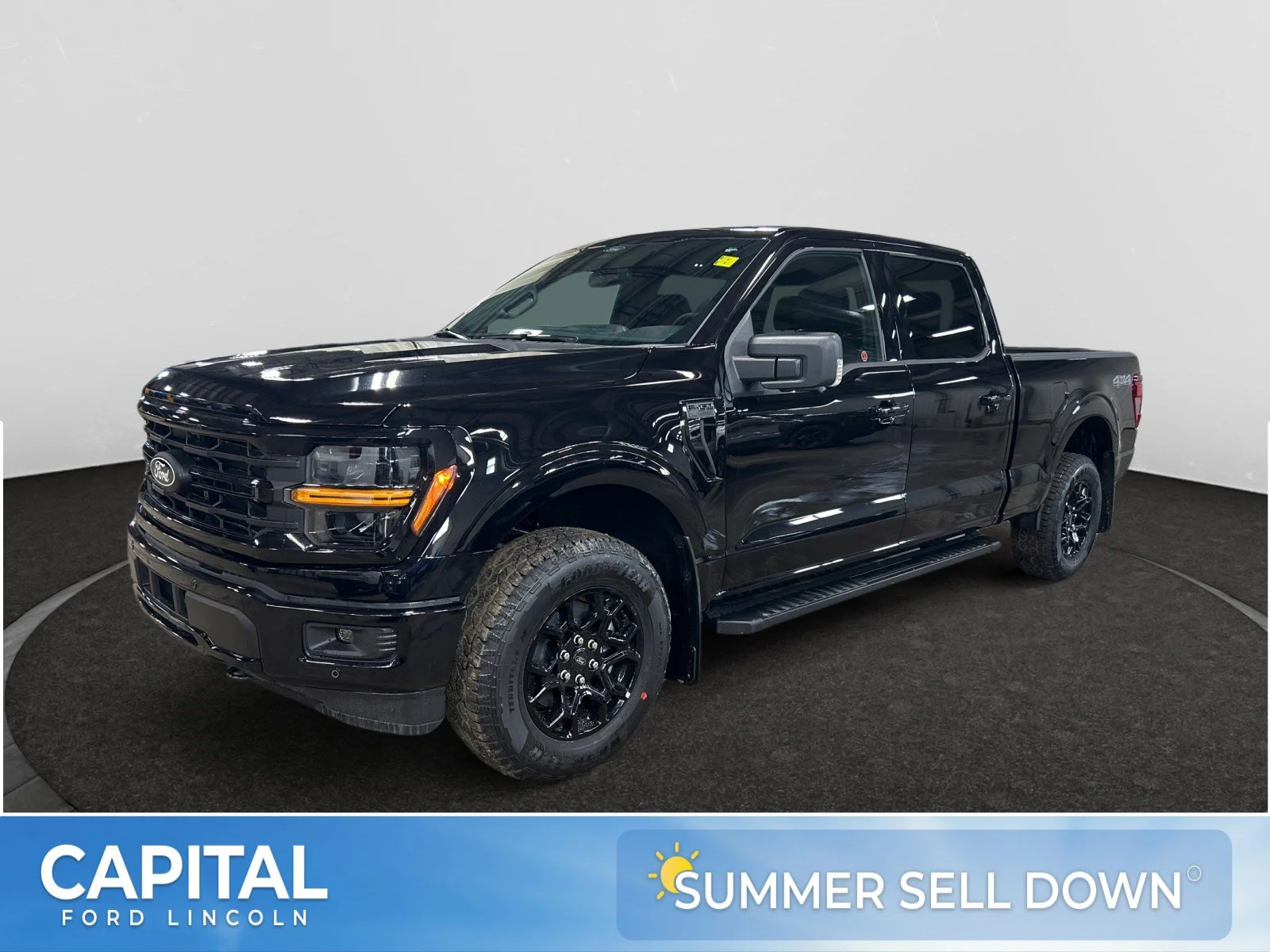 New 2026 Agate Black Metallic Ford XLT image 1