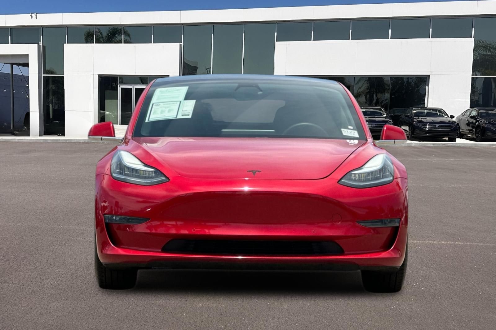 Used 2020 Red Multi-Coat Tesla Standard Range Plus image 8