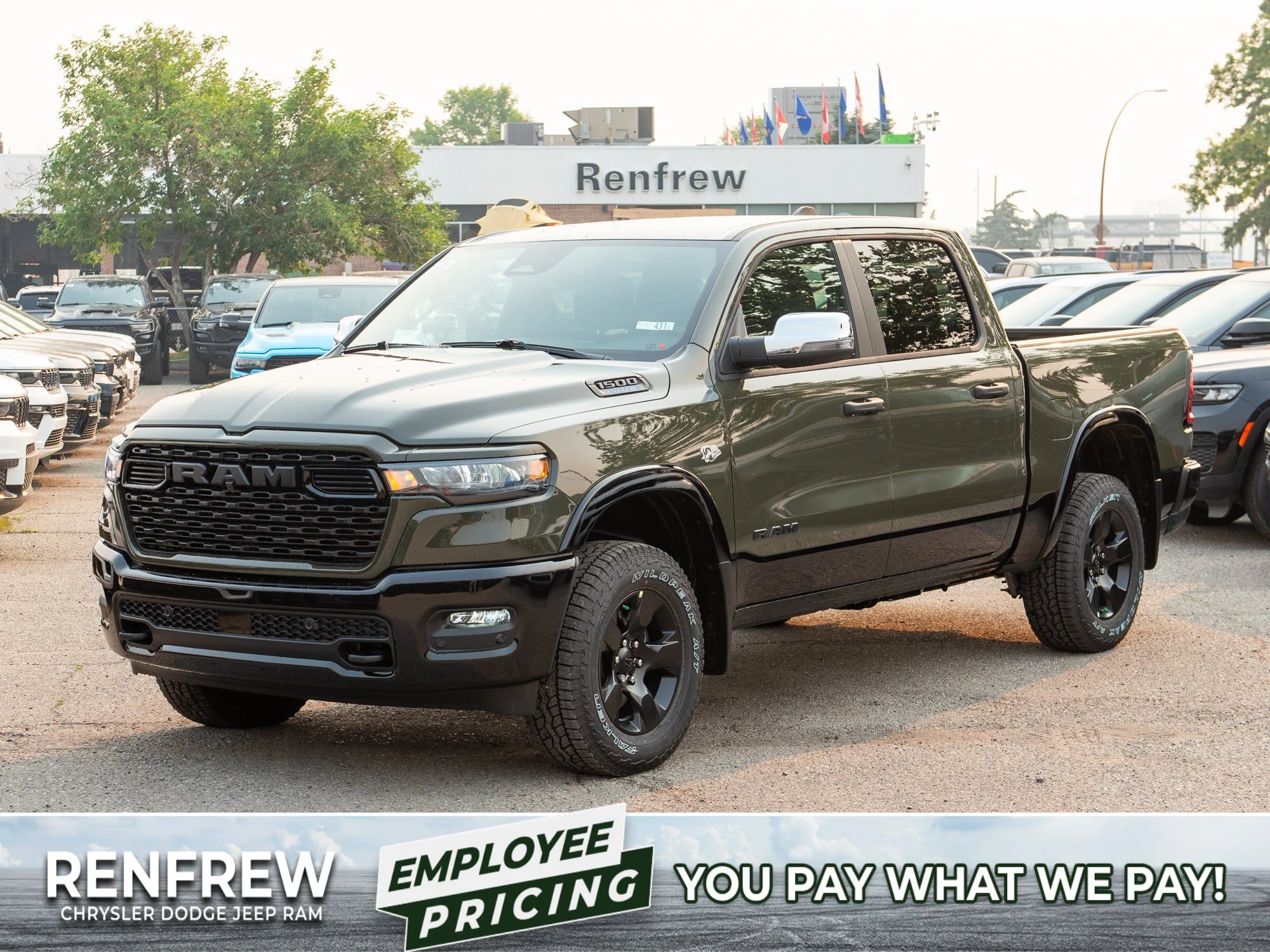 New 2026 Tan RAM Big Horn* Crew Cab 4x4, HEMI V8 image 1