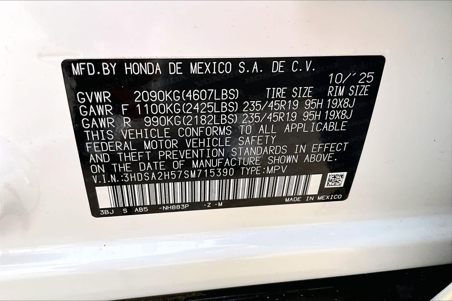 Used 2025 Platinum White Pearl Acura w/A-Spec Package image 20