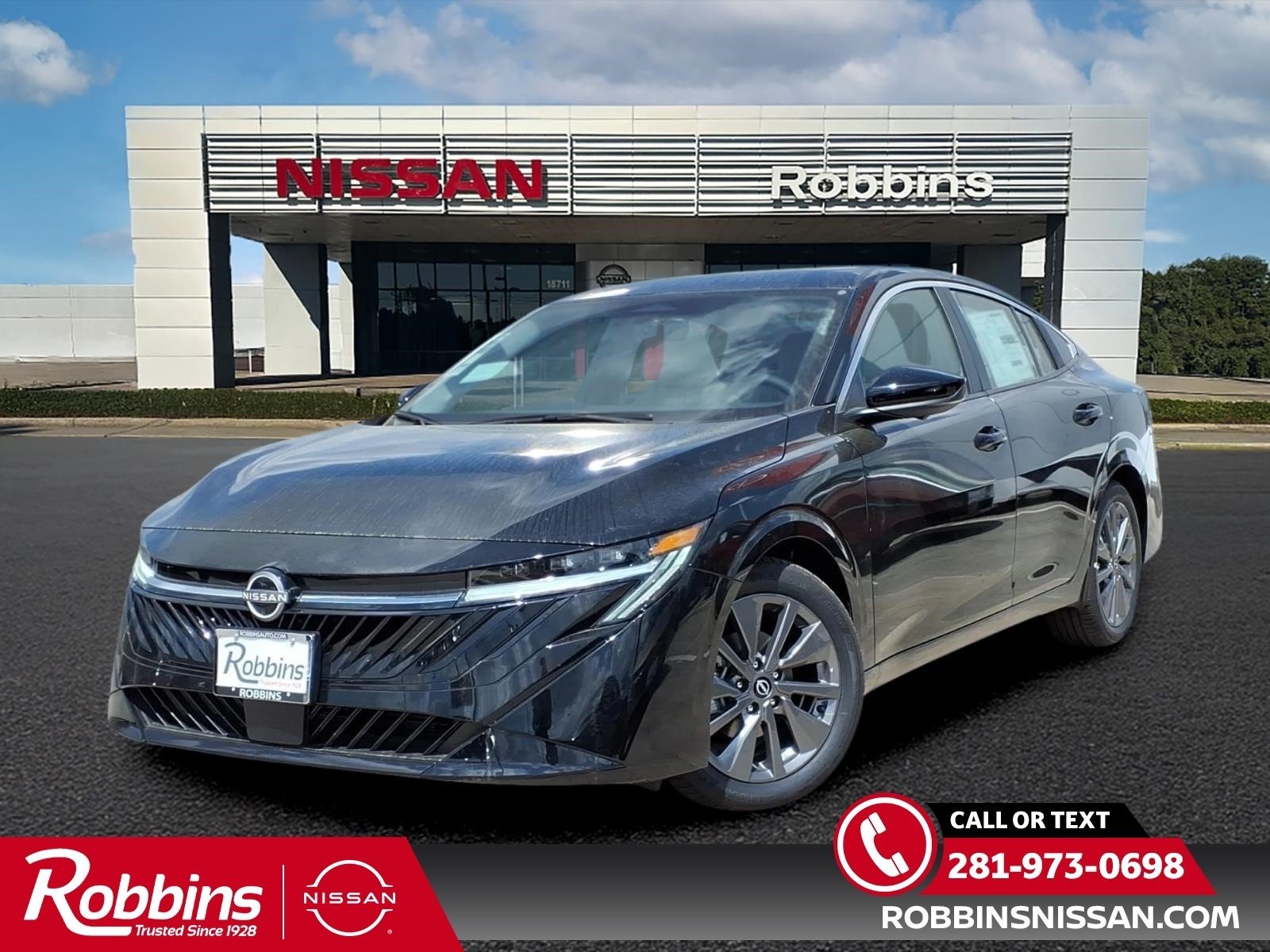 2026 Nissan Sentra SL Black at Robbins Nissan