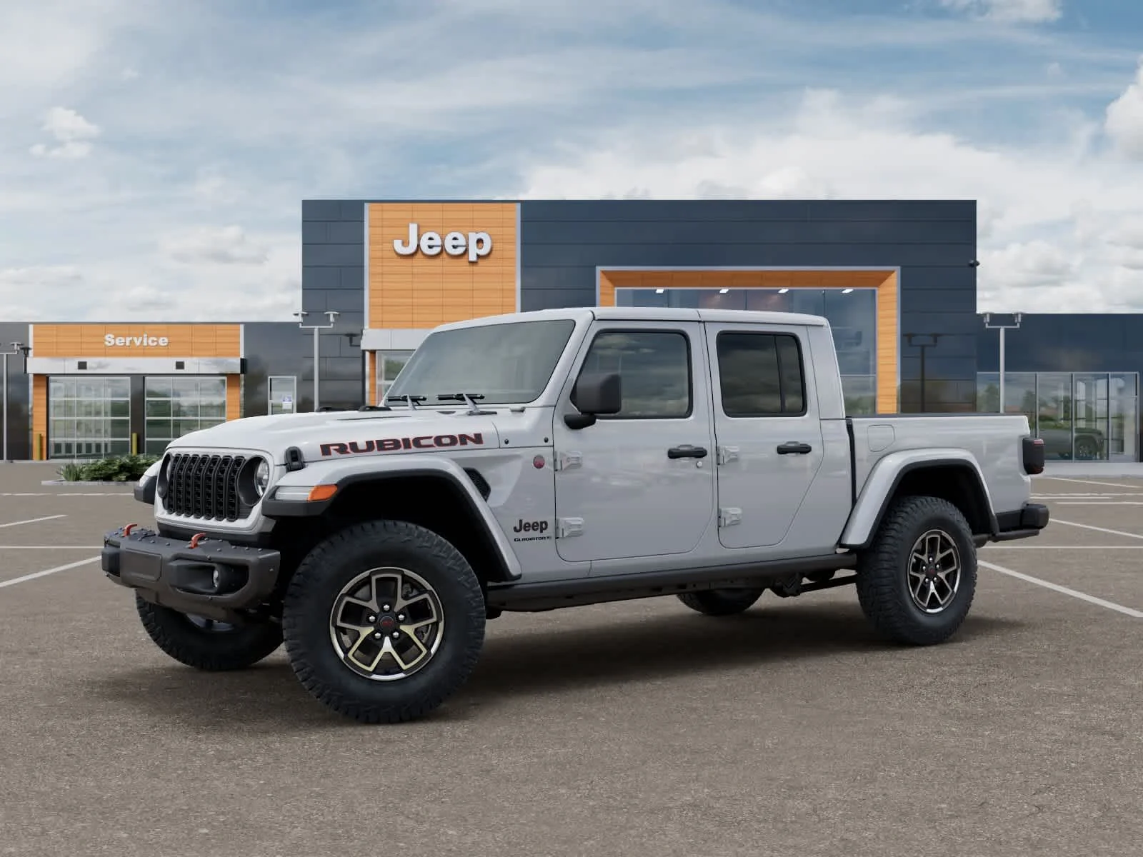 New 2026 Bright White Clearcoat Jeep Rubicon image 2