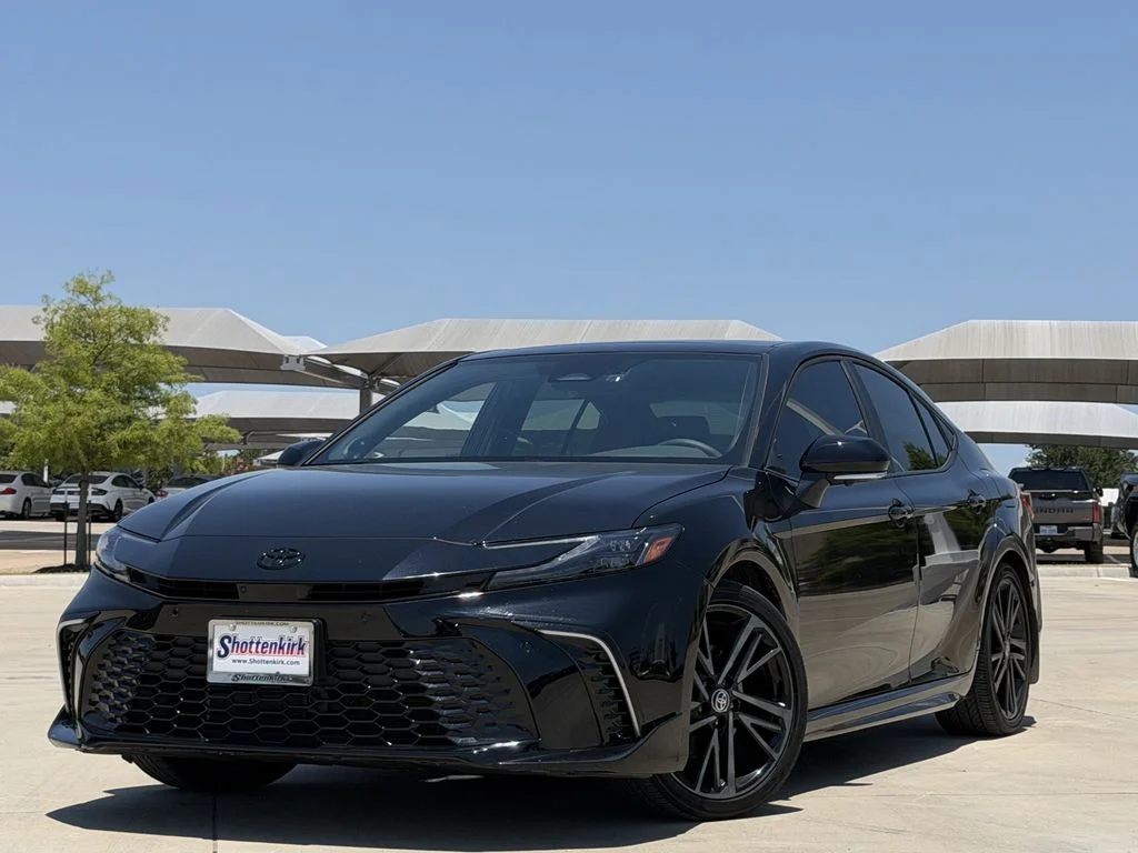 Used 2025 Black Toyota XSE image 2