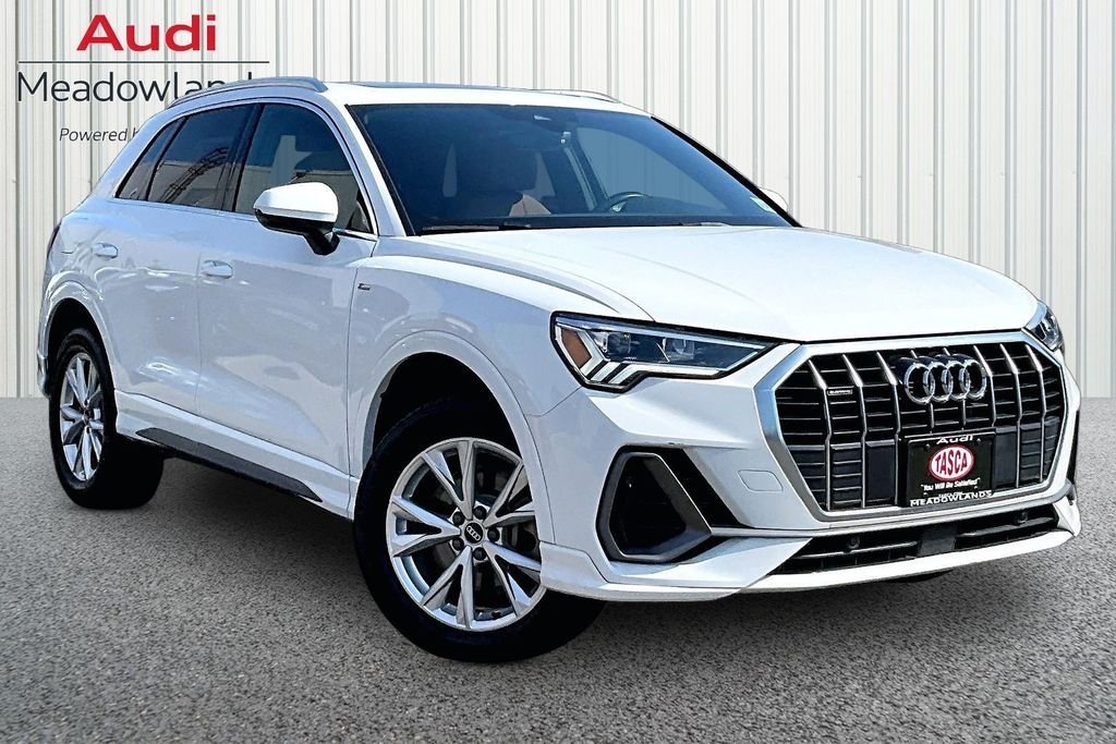 Used 2023 White Audi Premium image 3