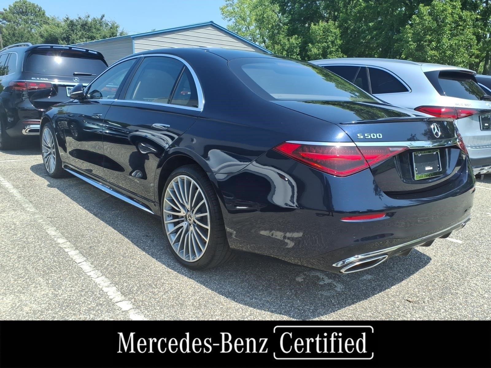 Certified Used 2023 Nautical Blue Mercedes-Benz S 500 image 2