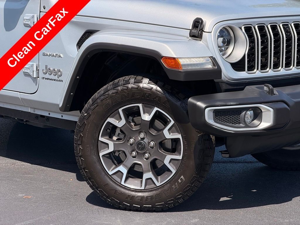 Used 2024 Silver Jeep Sahara image 6