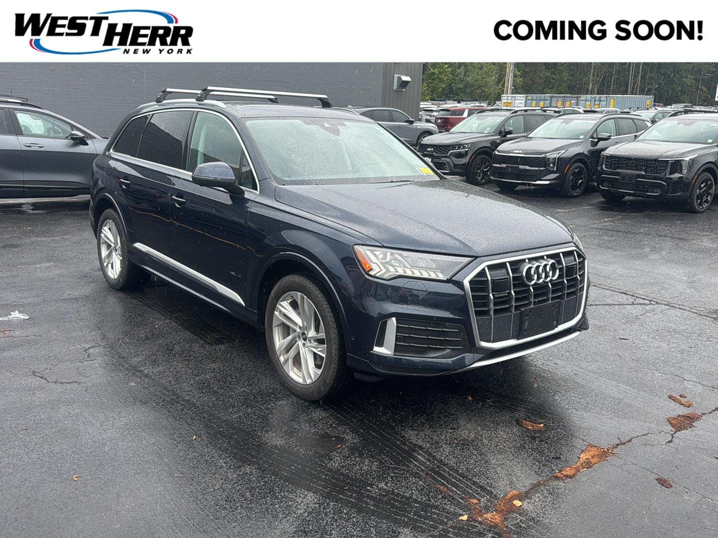 Used 2023 Waitomo Blue Metallic Audi Premium Plus image 1